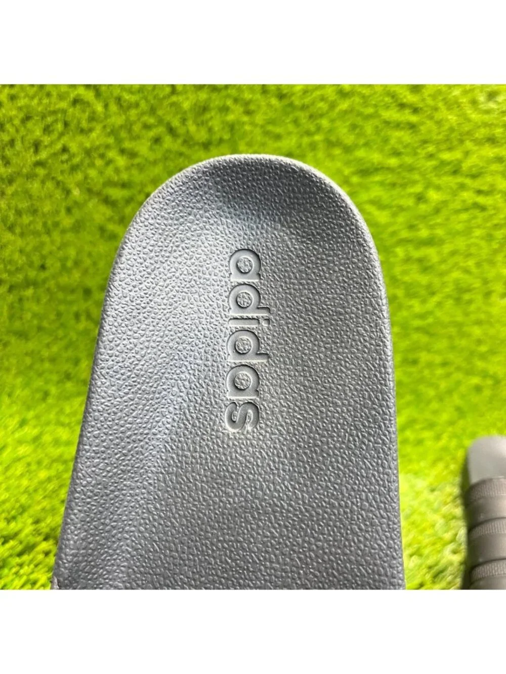 Adidas Adilette Shower Mens Size 7 All Black Beach Outdoor Slip On Slide Sandals